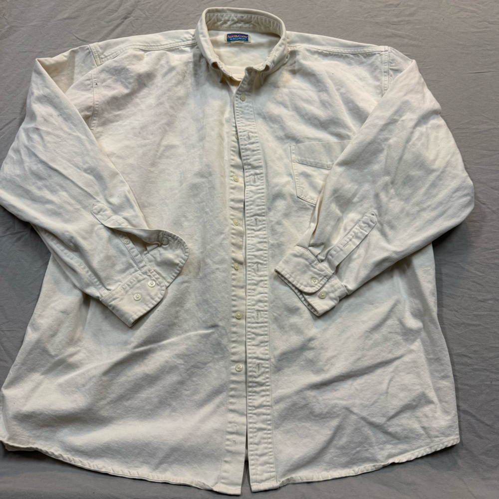 Northcrest Cream Button-Up Shirt